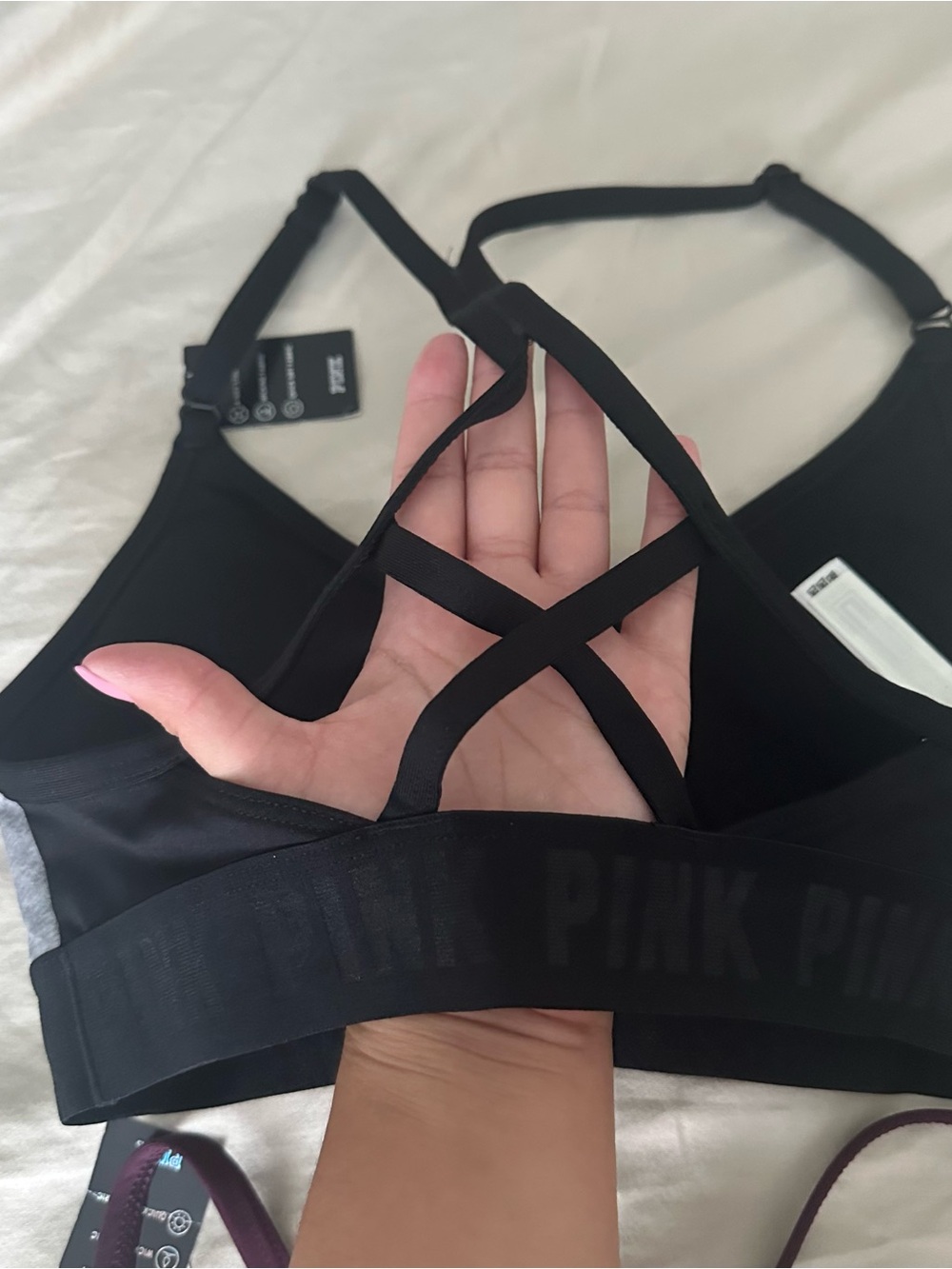 Victoria's Secret PINK ultimate lightly lined Floral sports bra - Picture 3 of 6